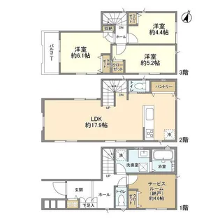 埼玉県さいたま市桜区南元宿2【一戸建】の間取り