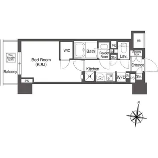 コンフォリア森下リバーサイド【3階】の間取り