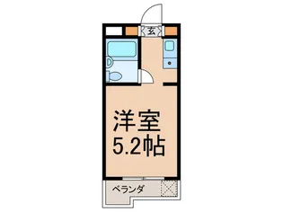 ASAX Corpo 駒場【4階】の間取り