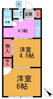 清和荘【1階】の間取り