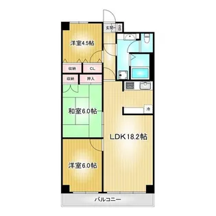 ライオンズマンション久屋公園【7階】の間取り