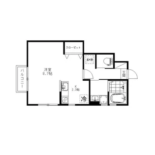 コヤマバックス【1階】の間取り