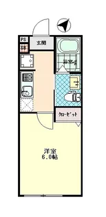 クエスト稲毛【3階】の間取り