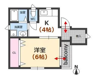 アイランドビル21【2階】の間取り