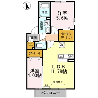 ブルーム【2階】の間取り