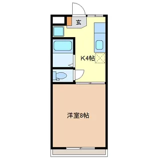 シティハイツ山本【3階】の間取り