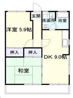 村上ハウス【1階】の間取り