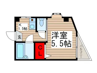 グランドネス向陽【2階】の間取り