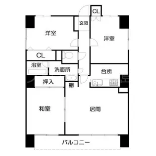 サンロード南5条【7階】の間取り