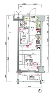レディアス調布国領【3階】の間取り