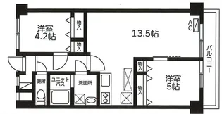 富士見ハイツ大森【1階】の間取り