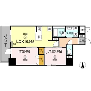 Phoenix【11階】の間取り