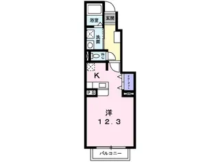 メイプレーヌ A【1階】の間取り