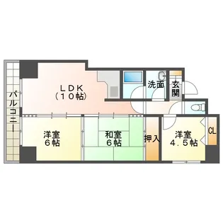 サンシティ苫小牧【2階】の間取り