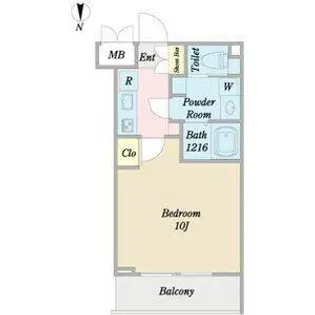 COZY山下通2【3階】の間取り