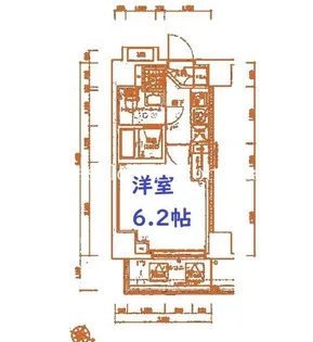 VERXEED横濱吉野町MAXIV【3階】の間取り