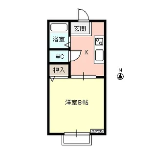 フローラル ルピナス【1階】の間取り