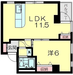 ジュネス荻窪【2階】の間取り