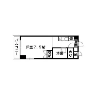 リベルテ水前寺北【9階】の間取り