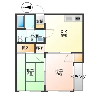 L.D.HOUSE【2階】の間取り
