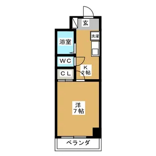 ラーマ本郷【1階】の間取り