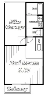ガレージハウス葛城【1階】の間取り