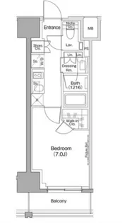 ザ・パークハビオ滝野川【13階】の間取り