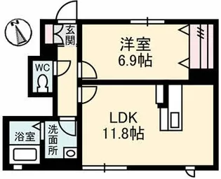 ディアコート【1階】の間取り