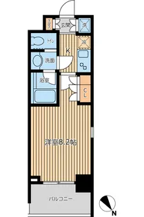 ドゥーエつつじヶ丘【8階】の間取り