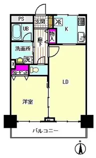 高津ハイム【8階】の間取り