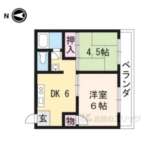 メゾン嵯峨の道【3階】の間取り