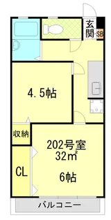 峰マンション(北大塚)【2階】の間取り
