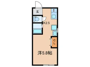 メゾンJ&J【2階】の間取り