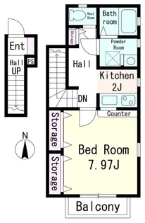 スフィア・コート【1階】の間取り