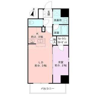 S-FORT新潟駅前【2階】の間取り