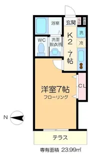 クロスロード【1階】の間取り