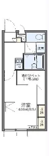 レオパレスリブェールII【2階】の間取り