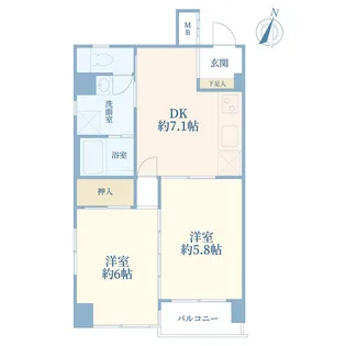 サンライズプラザビル【3階】の間取り