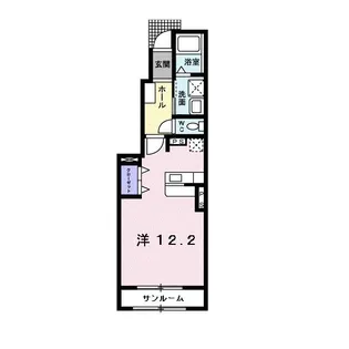 アム-ル【1階】の間取り