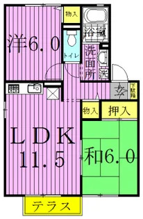 セジュールMT III【1階】の間取り