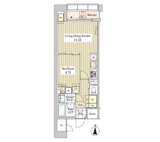 パトリス神保町【3階】の間取り