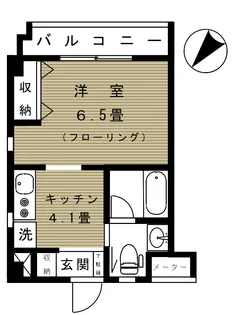 オールイン上馬【1階】の間取り
