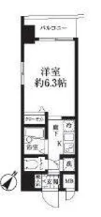 HF東日本橋レジデンス【3階】の間取り