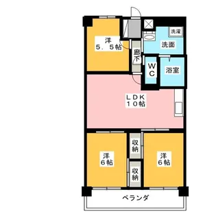コーポベルライズ【3階】の間取り