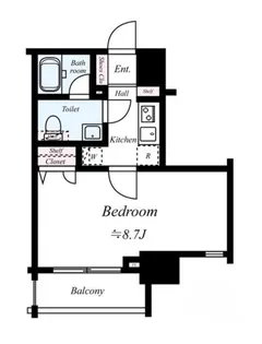 スパシエトラッド赤羽【10階】の間取り