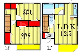 ホーリー稲荷木Bの間取り