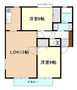 サンビレッジ ノーザンヴィラ 六号館【2階】の間取り