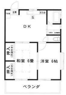 ファミールハイツ【2階】の間取り