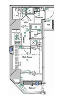 アルテシモ リンク ベリス【5階】の間取り