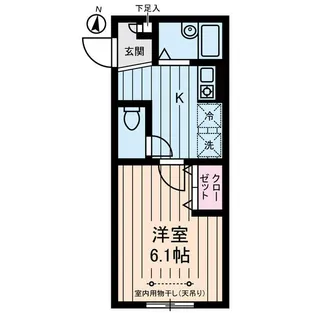 フレックスRT-B【1階】の間取り